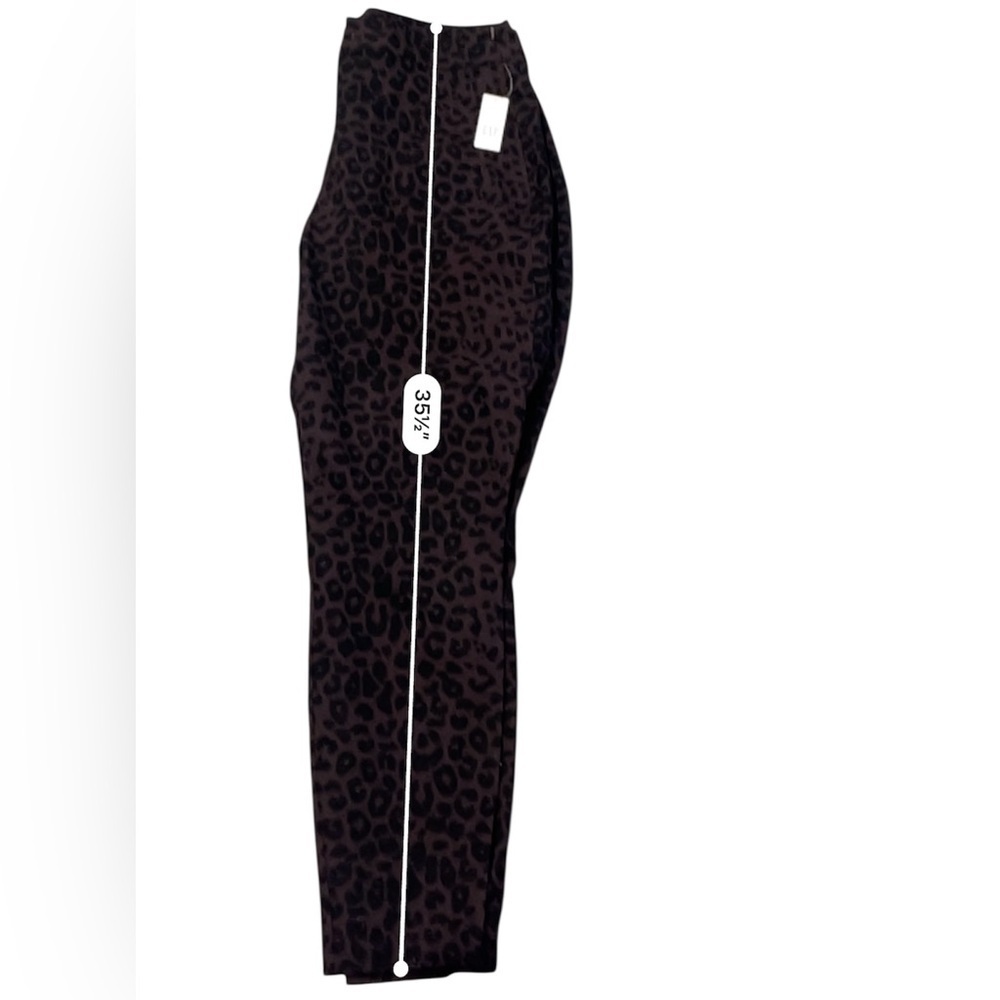 GAP High Rise Bi-Stretch Leopard Print Legging pants 16 - Picture 4 of 10